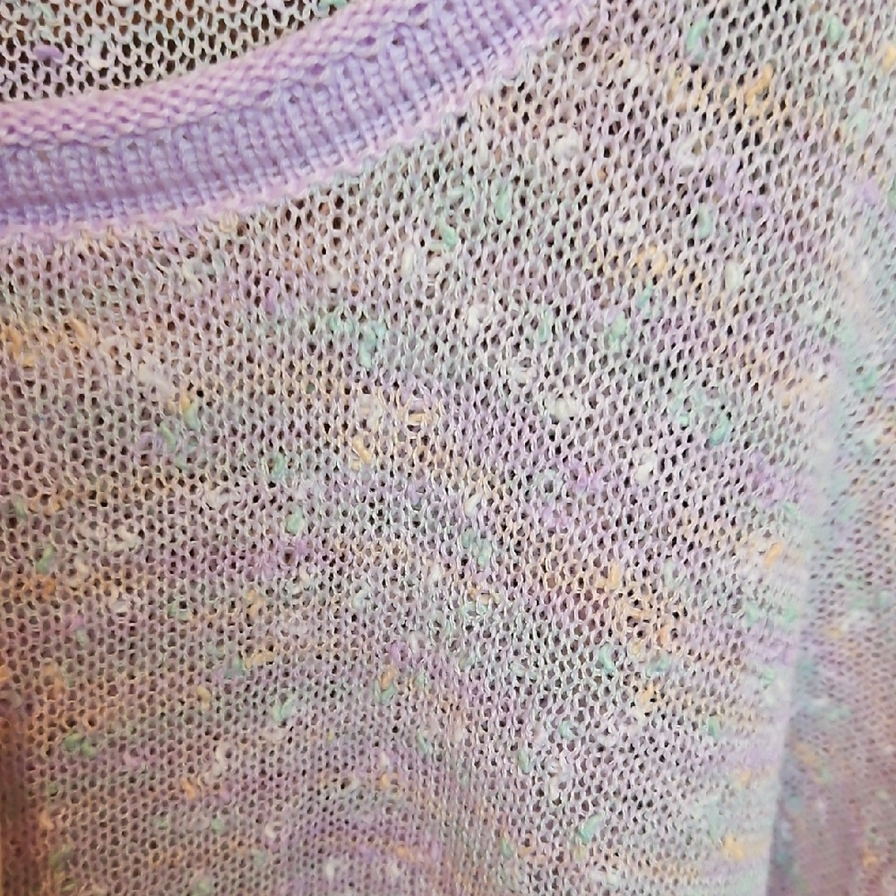 083 Easel Lavender Knit Top - Picture 4 of 6